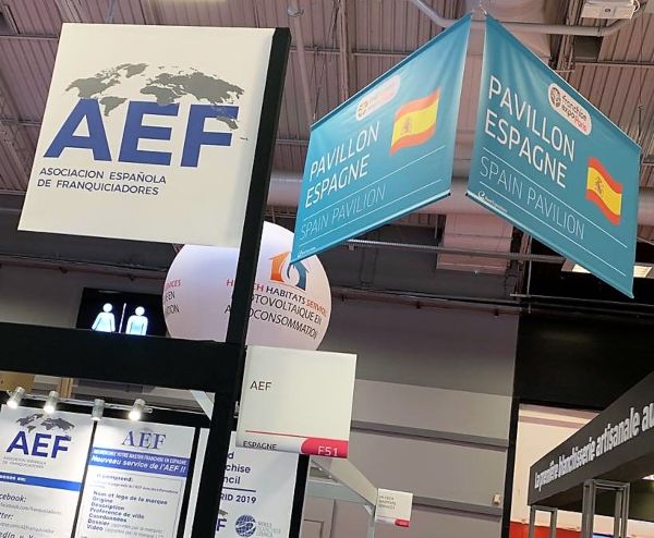 La AEF expone con un Pabellón Español  en el Salón de la Franquicia de París
